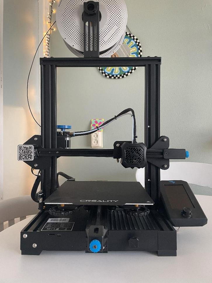 Creality Ender 3 V2 3D printer, Computers en Software, 3D Printers, Zo goed als nieuw, Ophalen