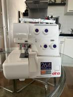 Elna Lockmachine - Goed Onderhouden, Hobby en Vrije tijd, Naaimachines en Toebehoren, Zo goed als nieuw, Lockmachine, Industrieel