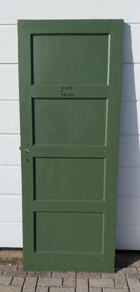 XYZ Paneeldeur 78x200 cm (nr 93), Doe-het-zelf en Verbouw, Deuren en Horren, Gebruikt, Binnendeur, 200 tot 215 cm, Minder dan 80 cm
