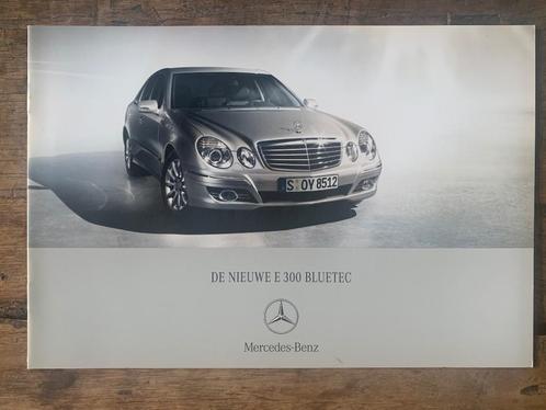 Folder, brochure Mercedes-Benz E 300 Bluetec W211 2007, Boeken, Auto's | Folders en Tijdschriften, Nieuw, Mercedes, Ophalen of Verzenden