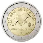 2 Euro Italie 2011 - Italiaanse Eenwording - UNC, Postzegels en Munten, Munten | Europa | Euromunten, 2 euro, Italië, Losse munt