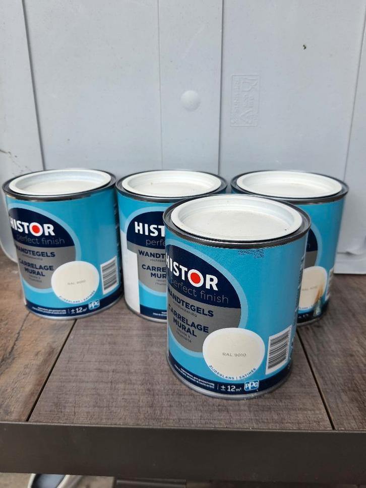 nieuwe histor perfect finish wandtegel 750ml, Diversen, Rommelmarktspullen, Nieuw, Ophalen of Verzenden