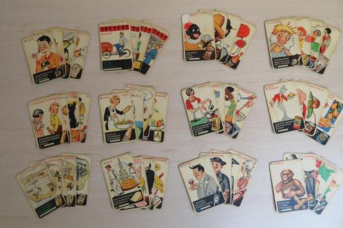 Vintage 1936 Albert Heijn Boffie kwartetspel in Panter blik, Verzamelen, Speelkaarten, Jokers en Kwartetten, Gebruikt, Kwartet(ten)