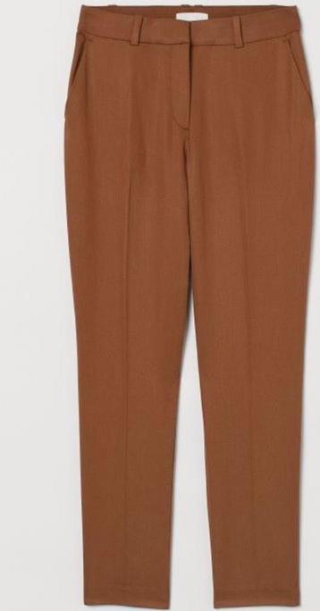H&M prachtige lyocell camel broek, elastische taille   36 beschikbaar voor biedingen