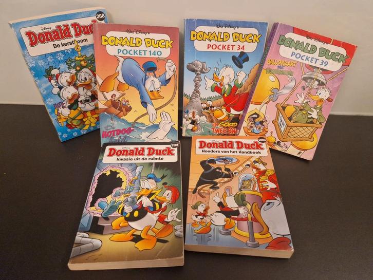Donald Duck Pocket Boeken - Set van 6, Boeken, Stripboeken, Gelezen, Meerdere stripboeken, Ophalen of Verzenden