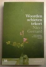 Woorden schieten tekort Over dementie, Verzenden, Zo goed als nieuw, Ziekte en Allergie, Nicci Gerrard
