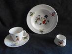 oud Disney donald duck servies P. Regout Maastricht, Donald Duck, Gebruikt, Ophalen of Verzenden, Servies