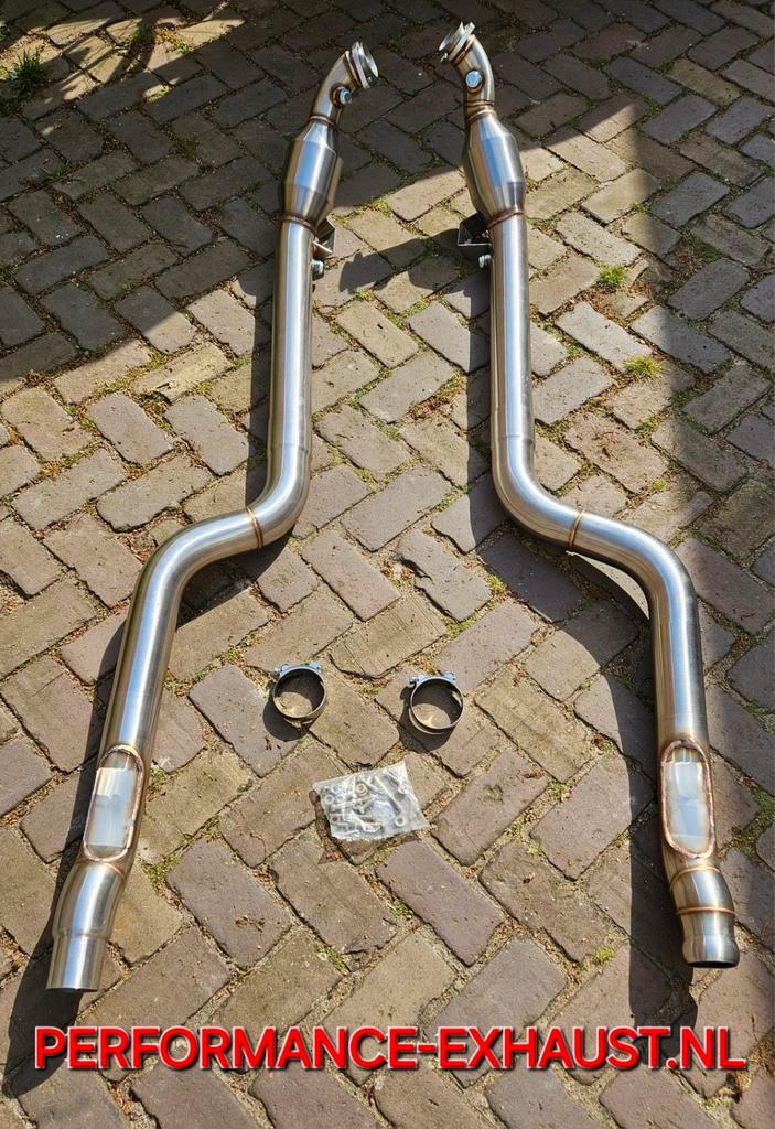 Uitlaat rvs downpipe decat / 200 cells MERCEDES C63AMG W204, Auto diversen, Tuning en Styling, Ophalen of Verzenden