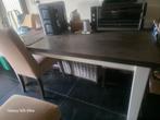 Landelijke tafel met 4 stoelen, Huis en Inrichting, Complete eetkamers, Ophalen, Gebruikt, Landelijk, 4 tot 6 stoelen