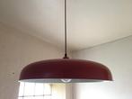 2 stuks; Grote Vintage Industriele hanglampen, warm rood, XL, Ophalen of Verzenden, Zo goed als nieuw, Metaal, Minder dan 50 cm