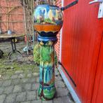 124cm hoog Antieke cachepot, pied de stal, bloempot op zuil, Ophalen, Overige kleuren, Aardewerk of Porselein, Zo goed als nieuw