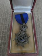 Orde van Leopold II met doosje., Verzamelen, Ophalen of Verzenden, Landmacht, Overige gebieden, Lintje, Medaille of Wings