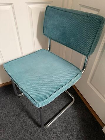 Zuiver Ridge Rib stoelen aqua blauw beschikbaar voor biedingen