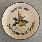 Oud Kerst Schaaltje Diaconessenhuis Emmen 1962 - vintage, Ophalen of Verzenden