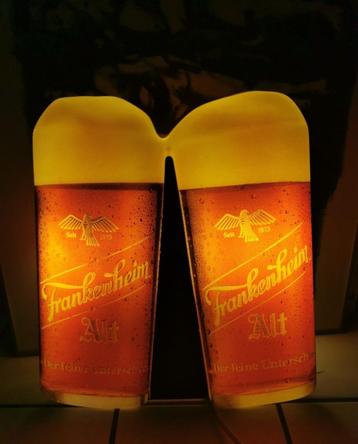 Vintage BIER lichtreclame Frankenheim reclamebord lichtbord beschikbaar voor biedingen
