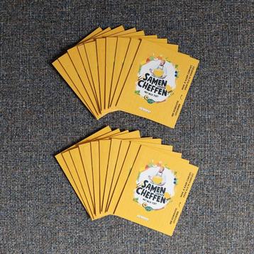 40 Jumbo Nick Toet receptenkaartjes Samen Lekker Cheffen beschikbaar voor biedingen