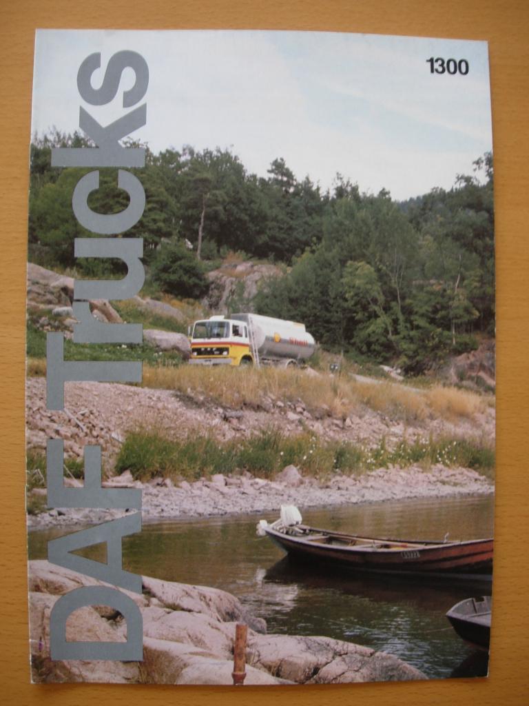 DAF 1300 Brochure 1980 - NL, Ophalen of Verzenden, Zo goed als nieuw, Overige merken, DAF