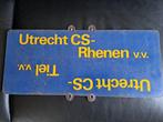 Bestemmingsbord NS, Ophalen of Verzenden, Gebruikt, Trein, Overige typen