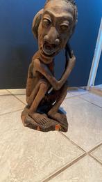Afrikaans Houten Beeld - Handgesneden Kunstwerk -Waterdrager, Ophalen