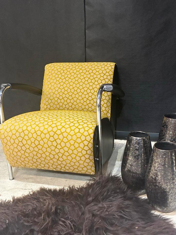 ACTIE! Leolux Scylla Stoel - Design Klassieker, Huis en Inrichting, Fauteuils, Zo goed als nieuw, Metaal, 75 tot 100 cm, 75 tot 100 cm