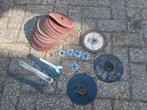 26 stuks opschuur schijven 180 mm + supercut schijf, Ophalen of Verzenden, Gebruikt