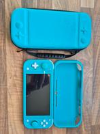 Nintendo Switch lite turquoise, Spelcomputers en Games, Spelcomputers | Nintendo Switch Lite, Ophalen of Verzenden, Turquoise