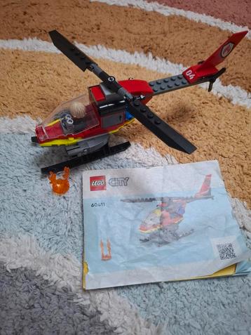 LEGO City Brandweerhelikopter 60411 beschikbaar voor biedingen