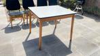 Vintage formica tafel jaren 70, Huis en Inrichting, Tafels | Eettafels, Ophalen, Gebruikt, 50 tot 100 cm, 50 tot 100 cm