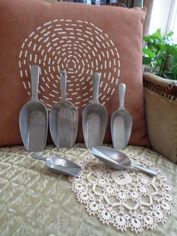 6 Brocante Grutter Scheppen ** Mimosa ** beschikbaar voor biedingen