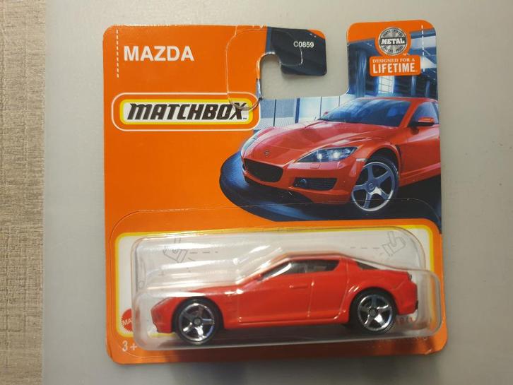 Matchbox 49 - 2004 Mazda RX-8 [rood] 1/60 MIB, Hobby en Vrije tijd, Modelauto's | Overige schalen, Nieuw, Auto, Ophalen of Verzenden
