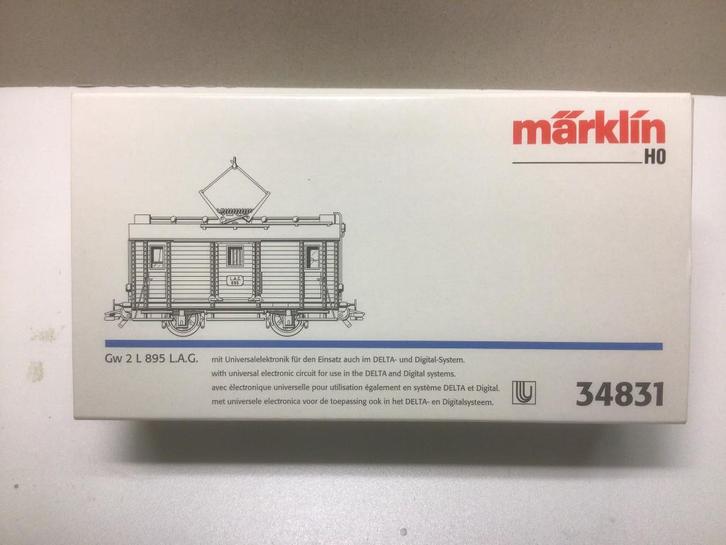 Marklin 34831 MotorwagenL.A.G. Gw 2L 895, Hobby en Vrije tijd, Modeltreinen | H0, Zo goed als nieuw, Wagon, Wisselstroom, Märklin