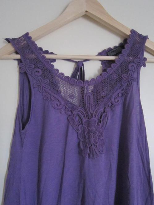 Vero Moda top / hemdje, Kleding | Dames, Tops, Zo goed als nieuw, Maat 36 (S), Paars, Zonder mouw, Ophalen of Verzenden
