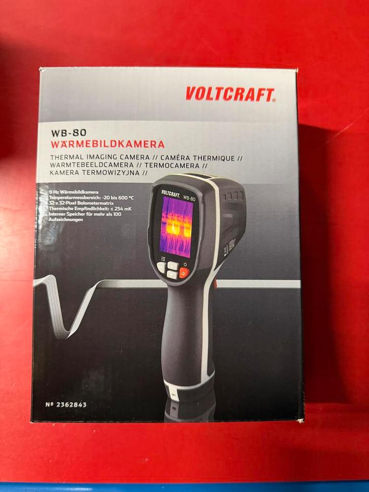 Voltcraft WB-80 Warmtebeeldcamera, Hobby en Vrije tijd, Elektronica-componenten, Nieuw, Ophalen of Verzenden