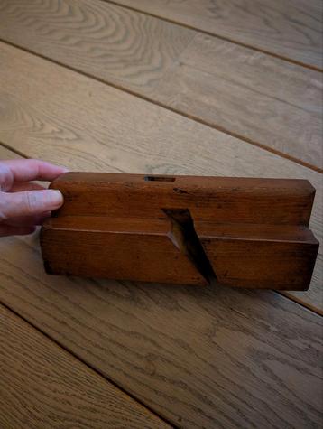 Antieke houten profielschaaf (1900) – compleet  beschikbaar voor biedingen