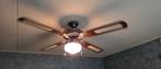 Plafondventilator met lamp,3 snelheden, Ophalen of Verzenden, Gebruikt, Metaal, Minder dan 50 cm