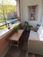 Teakhouten tafeltje nieuw op voorraad!, Ophalen of Verzenden, Nieuw, 2 zitplaatsen