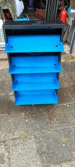 Cd opbergkast metaal 95 cm hoog  55 cm breed 26/15 cm Diep, Ophalen, Zo goed als nieuw