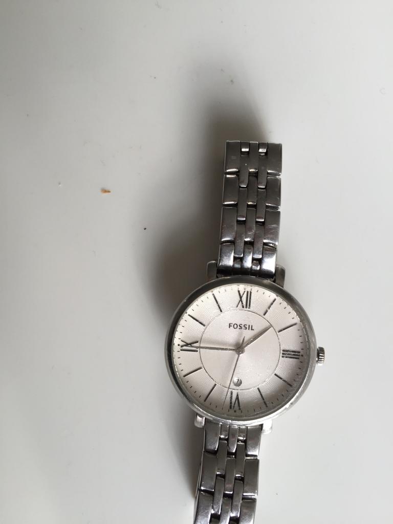 Fossil dameshorloge, Sieraden, Tassen en Uiterlijk, Horloges | Dames, Staal, Gebruikt, Staal, Fossil