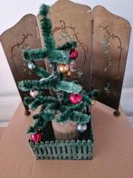 Oude Chenille Kerstboompje, Diversen, Kerst, Ophalen of Verzenden, Zo goed als nieuw