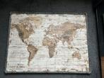 Wanddecoratie ‘A Map Of The World’, Ophalen, Zo goed als nieuw