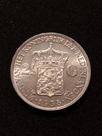 Rijksdaalder 1938b GH UNC, Zilver, Ophalen of Verzenden, Koningin Wilhelmina, Losse munt