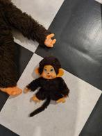 Monchhichi 14cm aapje jaren 80 Vintage, Ophalen of Verzenden, Zo goed als nieuw