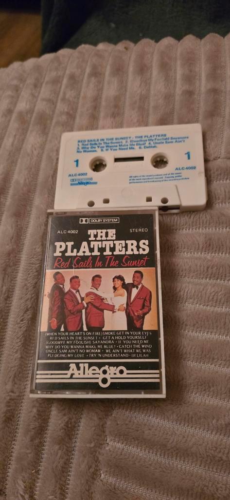 The Platters - Red Sails in The Sunset Cassette, Cd's en Dvd's, Cassettebandjes, Zo goed als nieuw, Origineel, Pop, 1 bandje, Ophalen of Verzenden