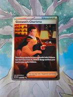 Pokemon 151 Giovanni's charisma illustration 204/165, Ophalen of Verzenden, Nieuw, Losse kaart, Foil