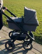 Dubatti two kinderwagen - Storm Grey + veel extra's!, Kinderen en Baby's, Kinderwagens en Combinaties, Gebruikt, Combiwagen, Verstelbare duwstang