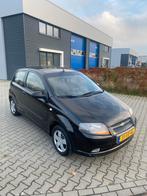 Chevrolet Kalos 1.2 PURE 3D 2007 Zwart NW APK, Auto's, Voorwielaandrijving, 1150 cc, Stof, Zwart