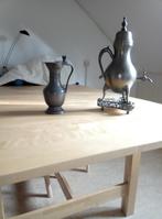 Een kraantjeskan en een schenkkannetje, Antiek en Kunst, Antiek | Tin, Ophalen