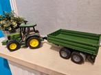 Bruder John Deere tractor met kiepwagen, Ophalen, Gebruikt