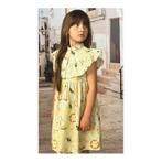 Dress with green/yellow allover p, Meisje, Nieuw, Ophalen of Verzenden, Jurk of Rok