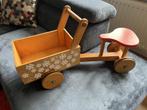 mooie houten bakfiets in nieuwstaat stickertjes kunnen eraf, Ophalen, Zo goed als nieuw, Rij- of Hobbelspeelgoed